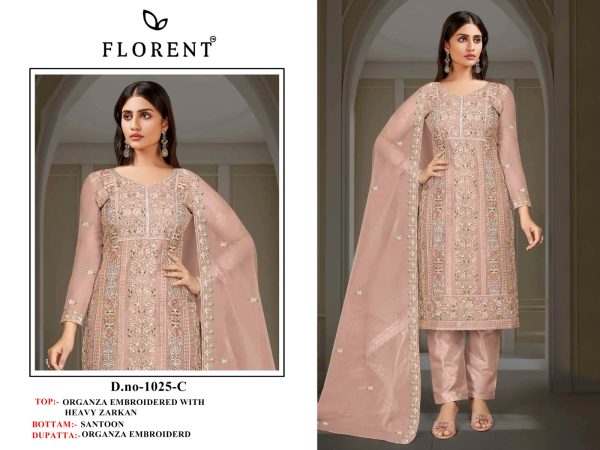 FLORENT 1025 A B C D PAKISTANI SALWAR SUITS