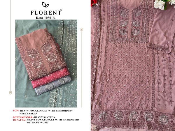 FLORENT 1030 B PAKISTANI SUITS WHOLESALE