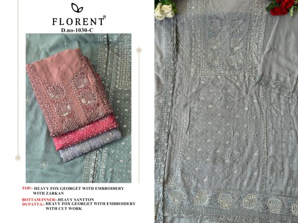 FLORENT 1030 C PAKISTANI SUITS WHOLESALE