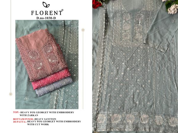 FLORENT 1030 D PAKISTANI SUITS WHOLESALE