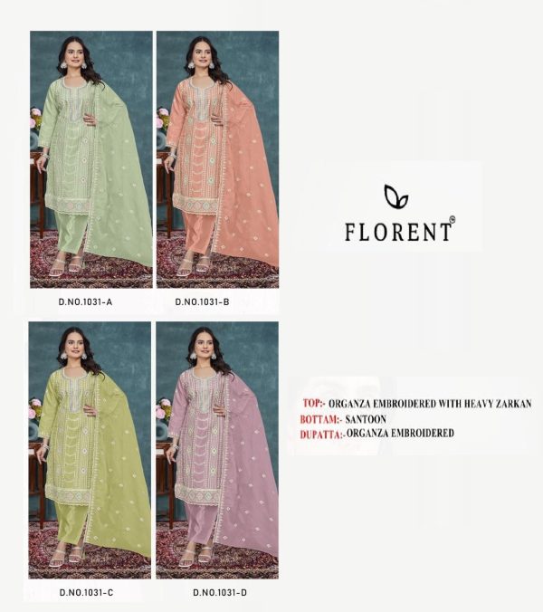 FLORENT 1031 A B C D PAKISTANI SALWAR SUITS