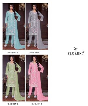 FLORENT 1037 A B C D PAKISTANI SUITS WHOLESALE