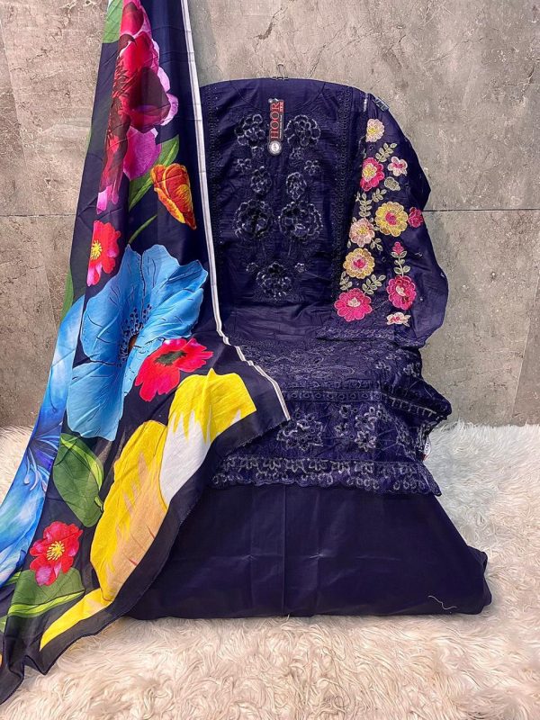 HOOR TEX H 358 C PAKISTANI COTTON SUITS