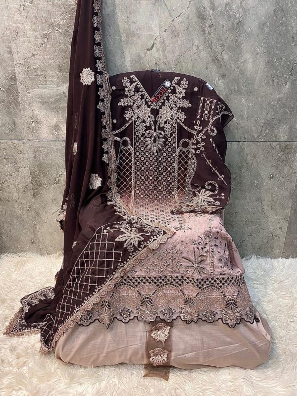 HOOR TEX H 363 A TO E PAKISTANI SALWAR SUITS