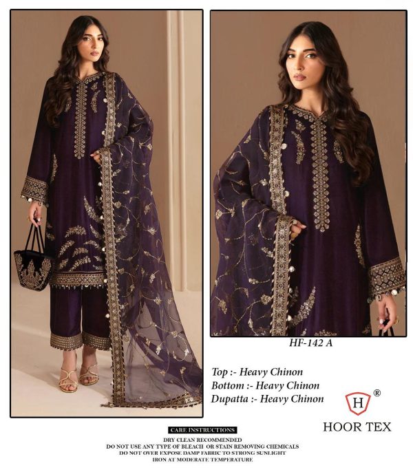 HOOR TEX HF 142 A READYMADE PAKISTANI SUITS