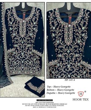 HOOR TEX HF 145 A B C D READYMADE SALWAR SUITS