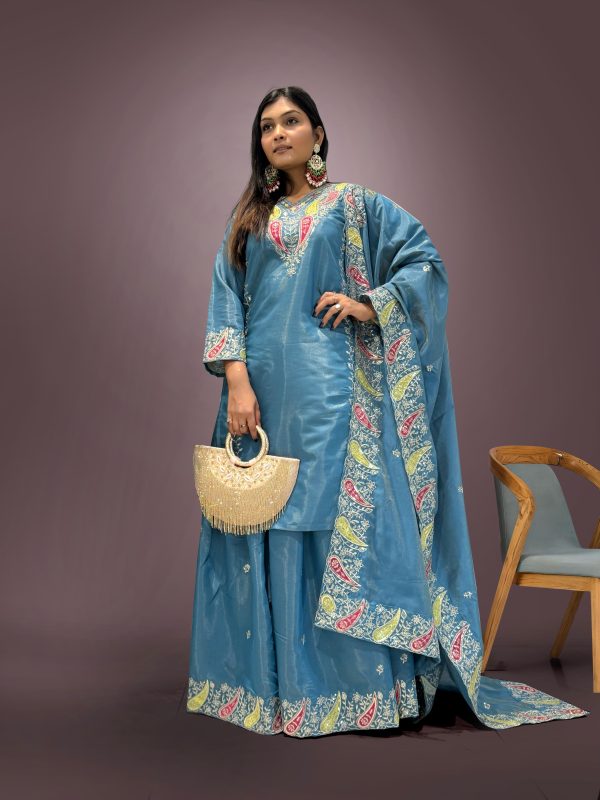 JENNY DESIGNER JD 589 PLAZZO SUITS WHOLESALE