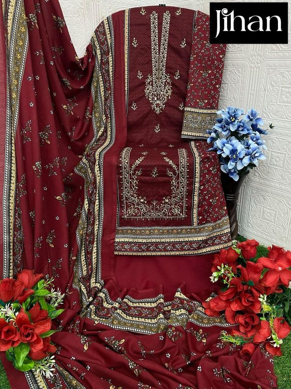 JIHAN 3547 PAKISTANI SUITS WHOLESALE