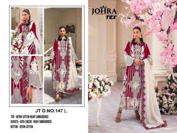 JOHRA TEX JT 147 L SALWAR SUITS WHOLESALE