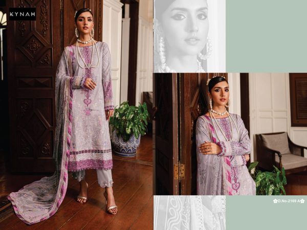 KYNAH 2169 A PAKISTANI COTTON SALWAR SUITS