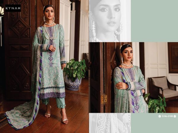 KYNAH 2169 PAKISTANI COTTON SALWAR SUITS