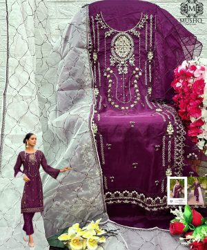 MUSHQ M 306 A PAKISTANI SUITS WHOLESALE