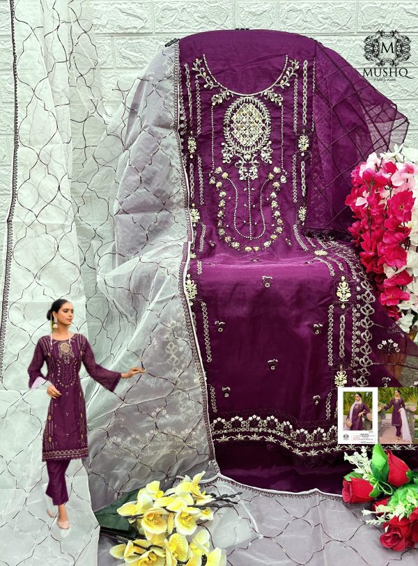 MUSHQ M 306 A PAKISTANI SUITS WHOLESALE