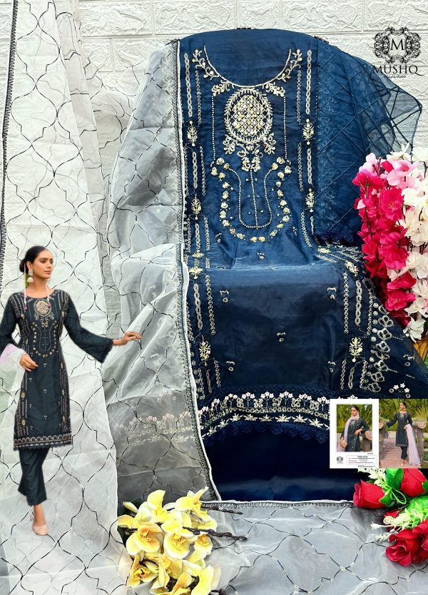 MUSHQ M 306 B PAKISTANI SUITS WHOLESALE