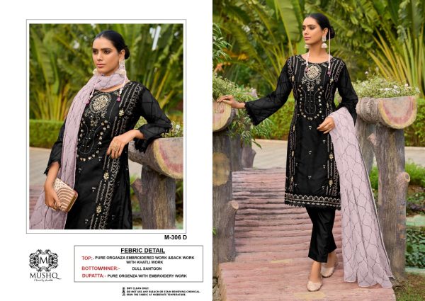 MUSHQ M 306 D PAKISTANI SUITS WHOLESALE