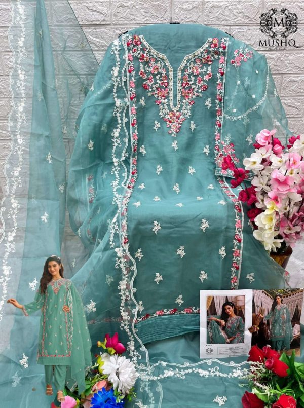 MUSHQ M 314 A B C D PAKISTANI SALWAR SUITS