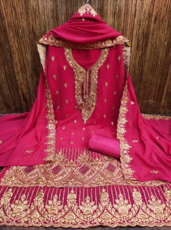 RN SILK MILL ORIGINAL GRORGETTE SALWAR SUITS