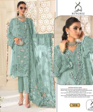 RUNGREZ 5018 PAKISTANI SALWAR SUITS