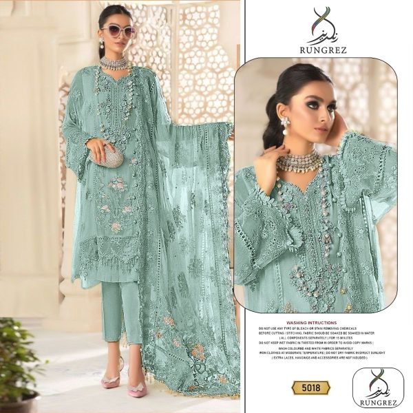 RUNGREZ 5018 PAKISTANI SALWAR SUITS