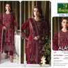 SAJIDA DESIGNERS 1008 ALAYA SUITS WHOLESALE