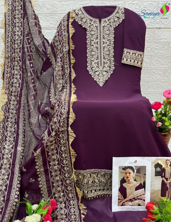 SANIYA TRENDZ 7112 E F G H PAKISTANI SUITS