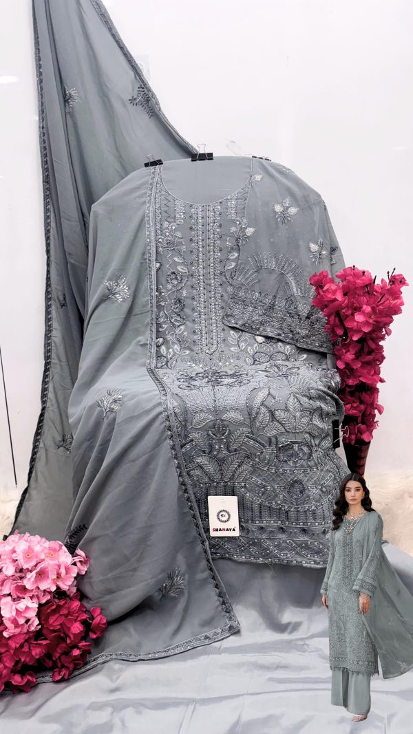 SHANAYA FASHION S 197 B ROSE PAKISTANI SUITS ONLINE