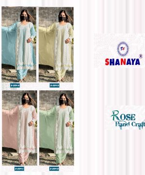 SHANAYA FASHION S 204 A B C D ROSE PAKISTANI SUITS