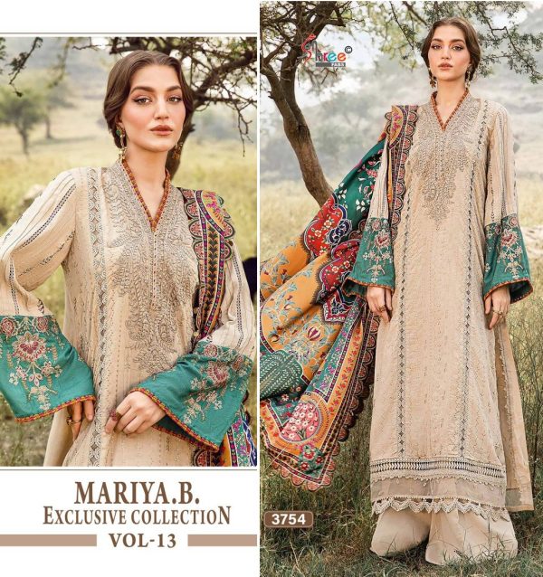 SHREE FABS 3754 MARIYA B VOL 13 SALWAR SUITS