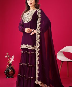 SHREE HARI SRK 5236 B DESIGNER PLAZZO SUITS