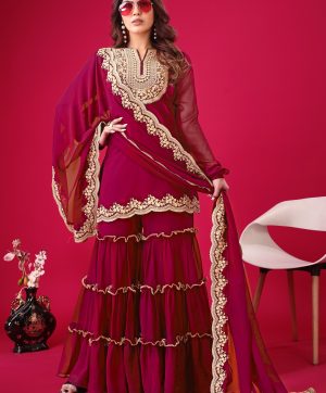 SHREE HARI SRK 5236 E DESIGNER PLAZZO SUITS