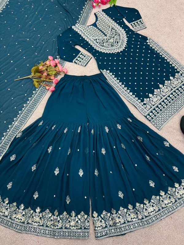 SHREE HARI SSR 449 M DESIGNER GHARARA WHOLESALE