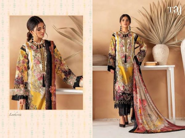 TAJ CREATIONS 112 PAKISTANI COTTON SUITS