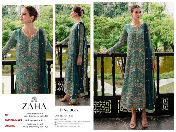 ZAHA 10365 PAKISTANI SALWAR SUITS IN INDIA