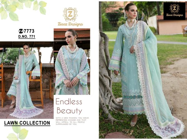 ZIAAZ DESIGNS 771 PAKISTANI SUIT IN INDIA