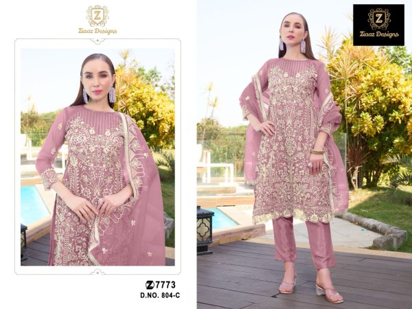 ZIAAZ DESIGNS 804 C PAKISTANI SALWAR SUITS