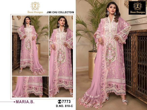 ZIAAZ DESIGNS 810 A B C D MARIA B SALWAR SUITS