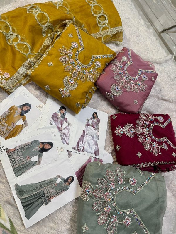 ZIAAZ DESIGNS 816 A B C D PAKISTANI SUITS