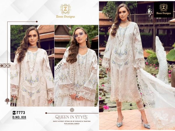 ZIAAZ DESIGNS 835 PAKISTANI SUITS IN INDIA