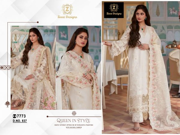 ZIAAZ DESIGNS 837 PAKISTANI SUITS IN INDIA