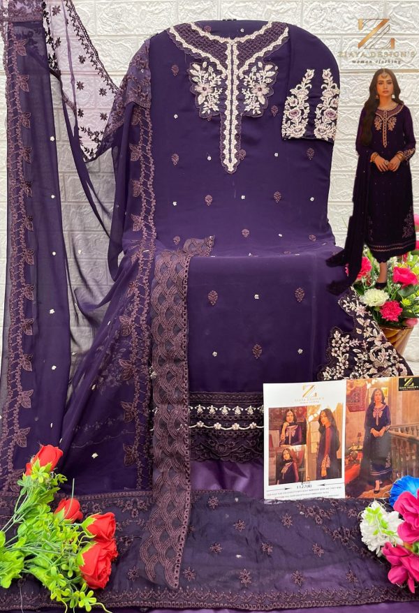 ZIAYA DESIGNS 1127 A B C D PAKISTANI SUITS