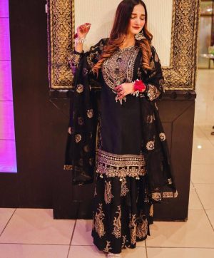 ZOYA CLOTHING Z 9243 DESIGNER SHARARA SUITS