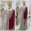 ZOYA CLOTHING Z 9284 DESIGNER PLAZZO SUITS