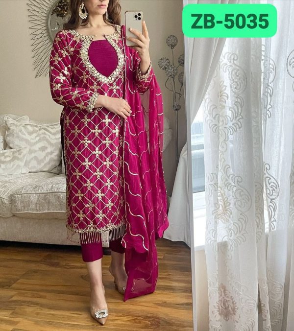 ZOYA CLOTHING ZB 5035 DESIGNER SALWAR SUITS