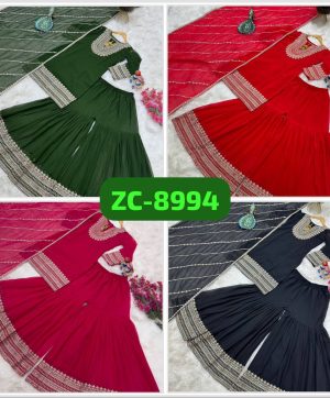 ZOYA CLOTHING ZC 8994 DESIGNER PLAZZO SUITS