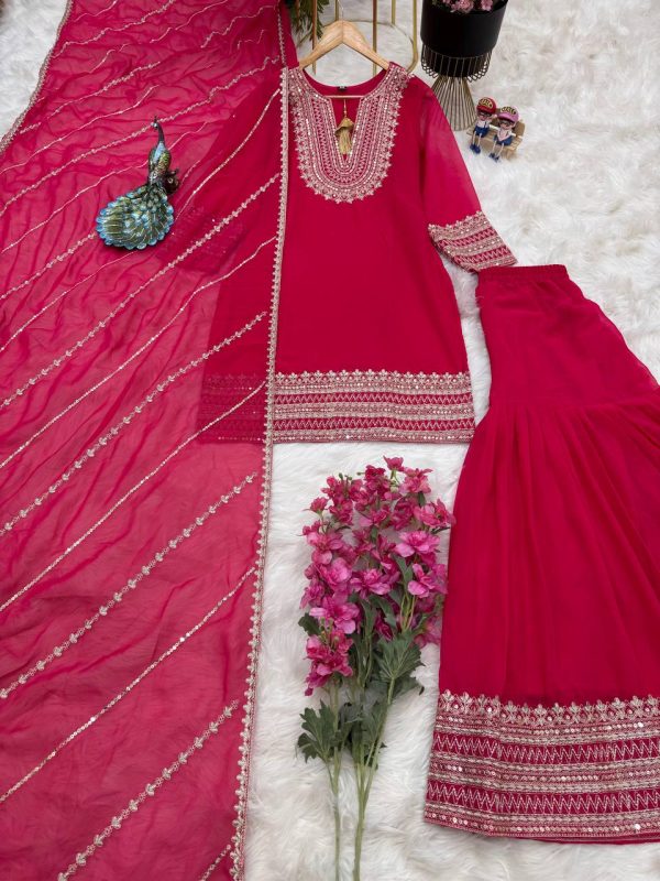 ZOYA CLOTHING ZC 8994 DESIGNER PLAZZO SUITS