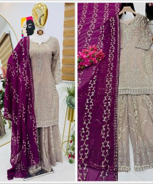 ZOYA CLOTHING ZC 9010 C SHARARA SUITS ONLINE