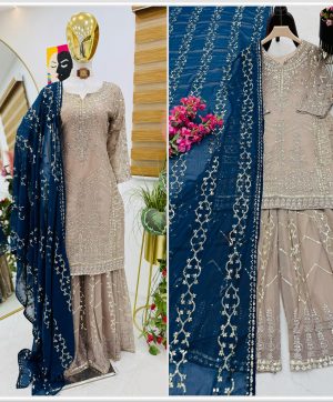 ZOYA CLOTHING ZC 9010 D SHARARA SUITS ONLINE