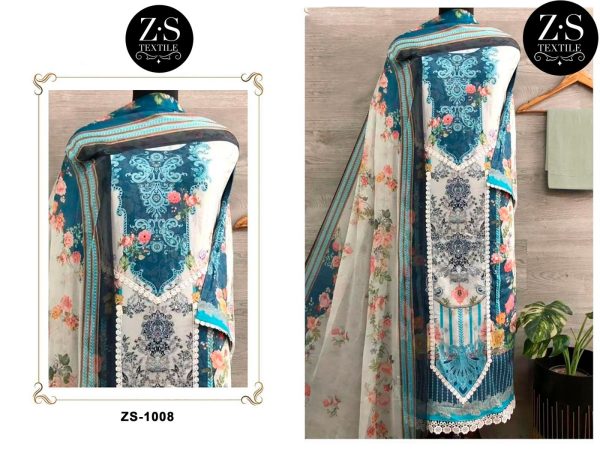 ZS TEXTILE ZS 1008 PAKISTANI SALWAR SUITS