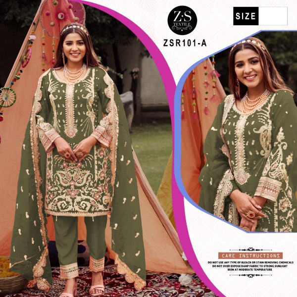 ZS TEXTILE ZSR 101 A READYMADE PAKISTANI SUITS