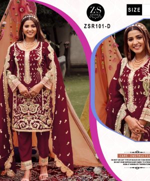 ZS TEXTILE ZSR 101 D READYMADE PAKISTANI SUITS